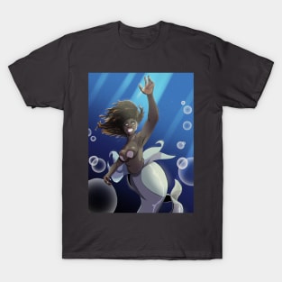 Gray Mermaid T-Shirt